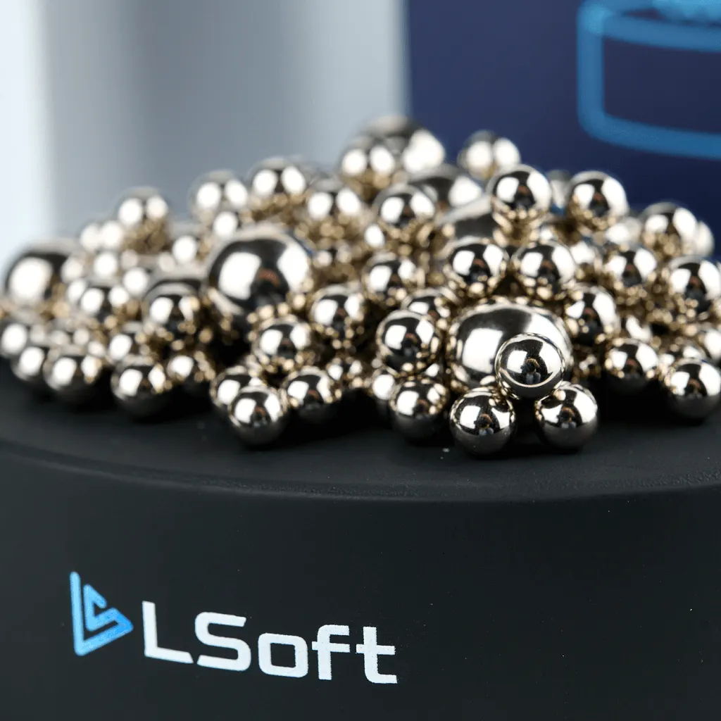 Деловой подарок для партнёров L-Soft: Крупный план материала, фактуры и зоны нанесения.