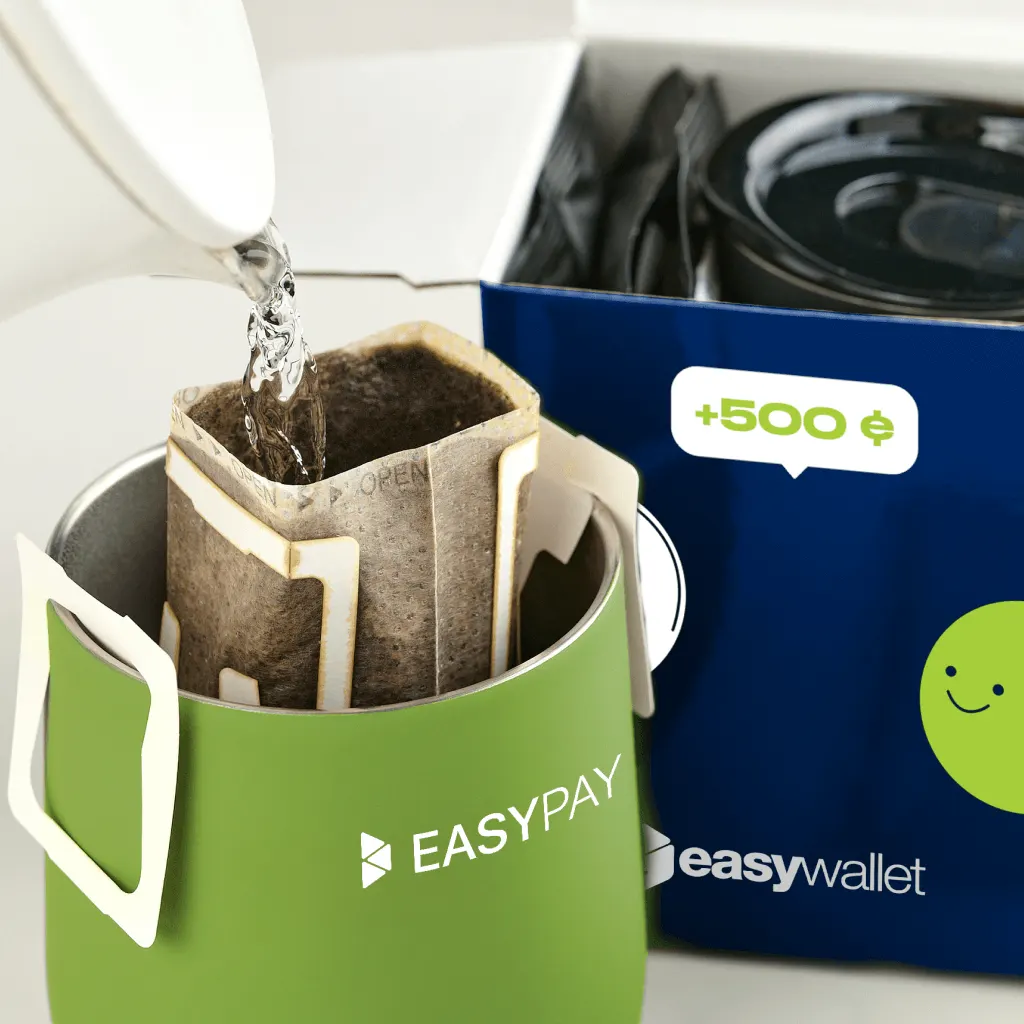 Мерч-набор EasyPay с антистрессом и канцелярией: Крупный план материала, фактуры и зоны нанесения.