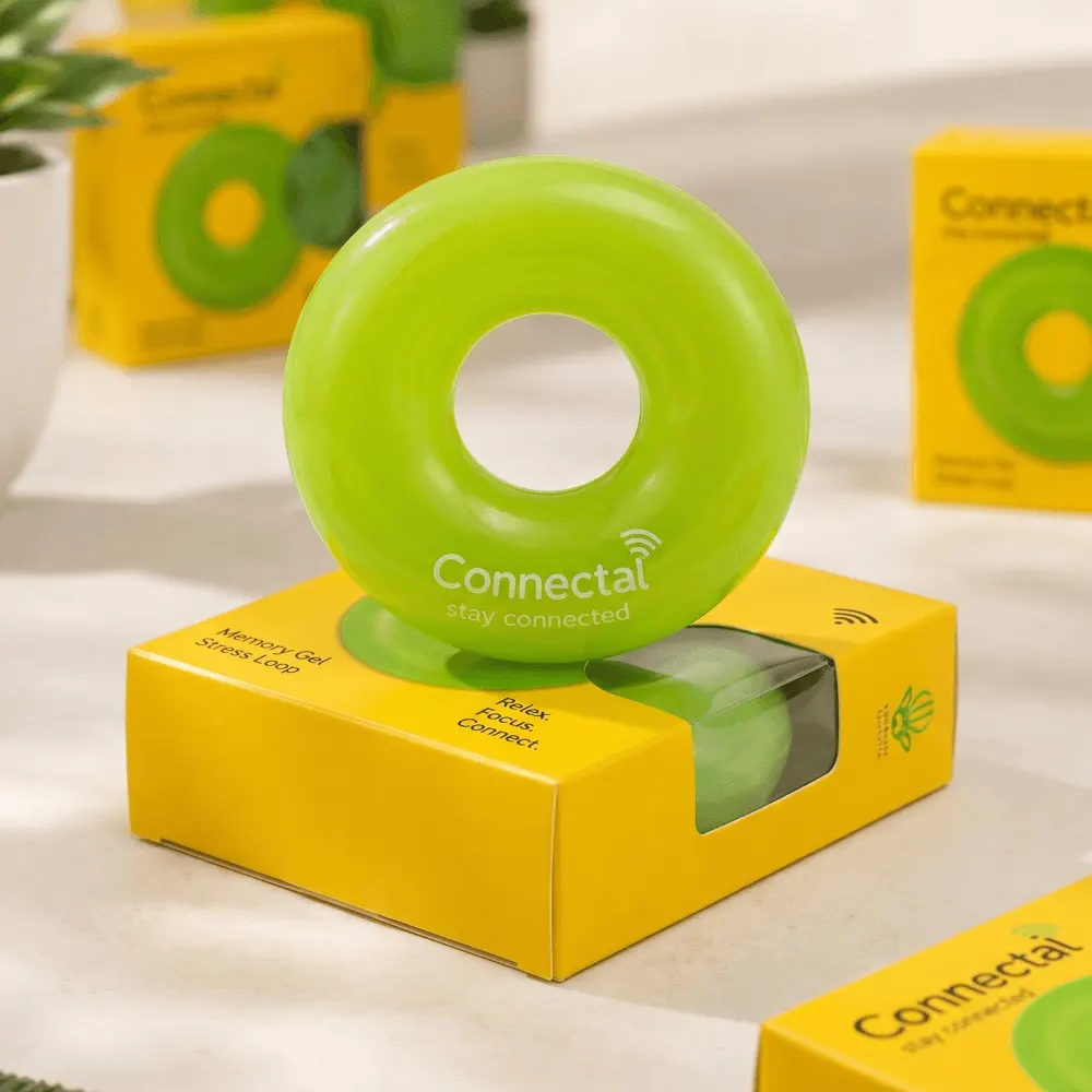 Гелевые антистрессы Connectal с логотипом, фотография проекта 6