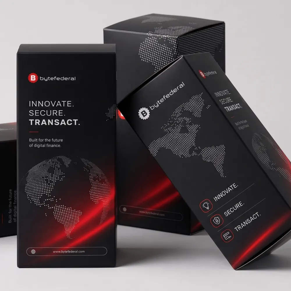 Корпоративный подарочный набор ByteFederal с термокружкой, фотография проекта 5