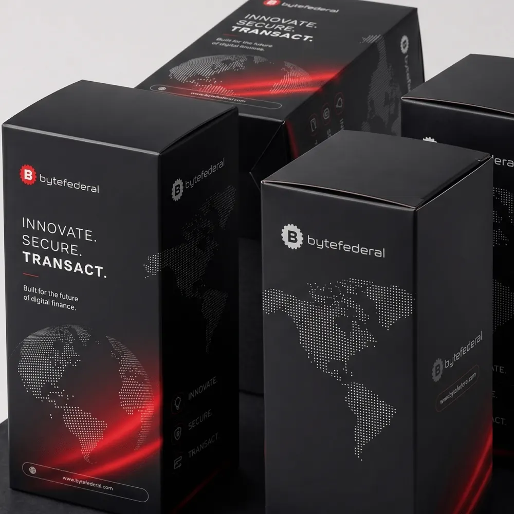 Корпоративный подарочный набор ByteFederal с термокружкой, фотография проекта 6