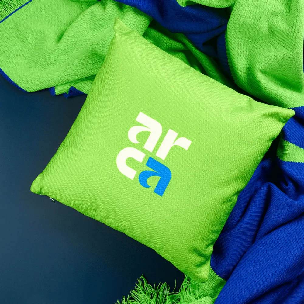 Уютный подарочный набор ARCA для дома: Деталь комплектации, упаковки или фирменной графики.