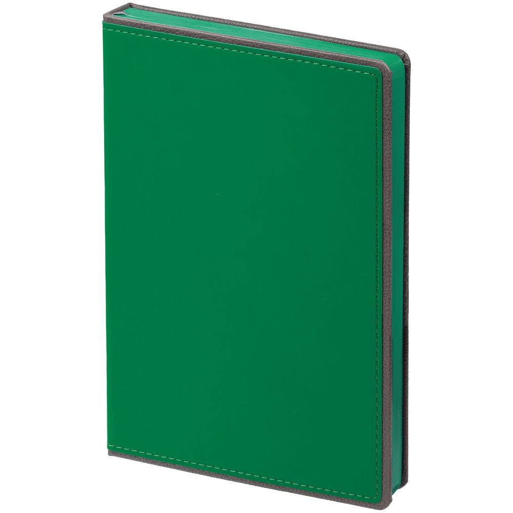 Ежедневник Frame, недатированный, зеленый с серым, зеленый