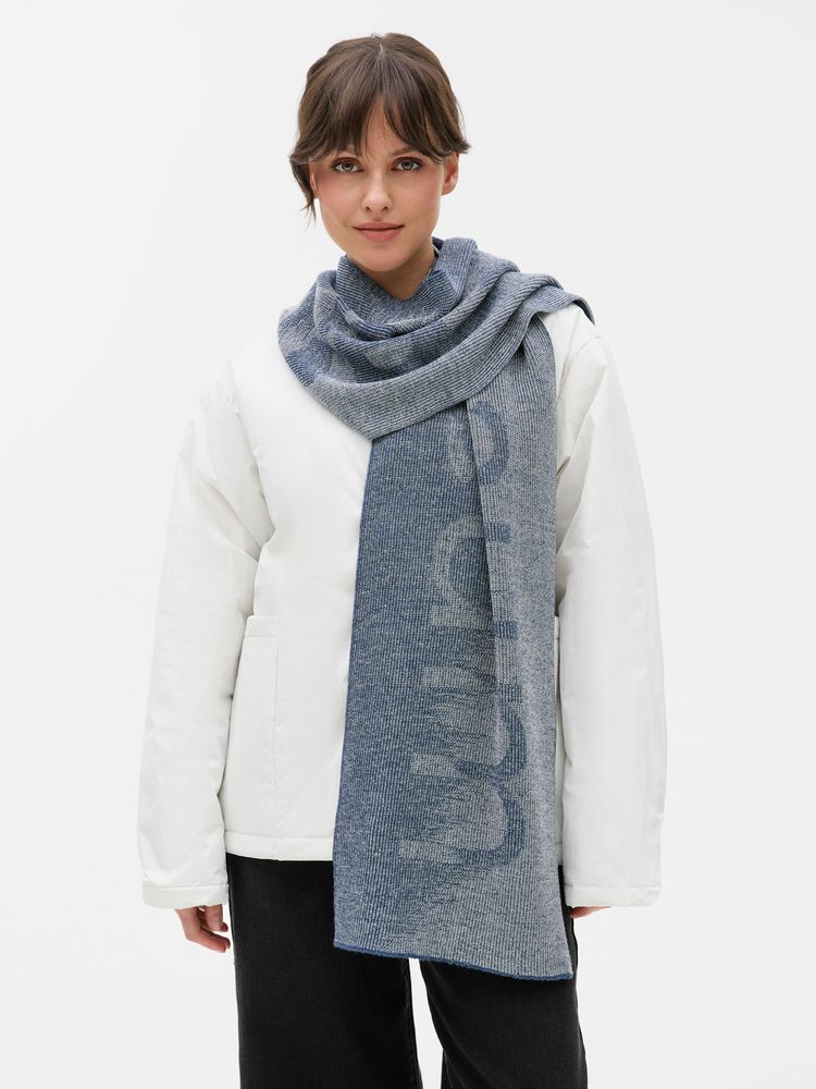 Шарф Denim XXL на заказ, полушерсть