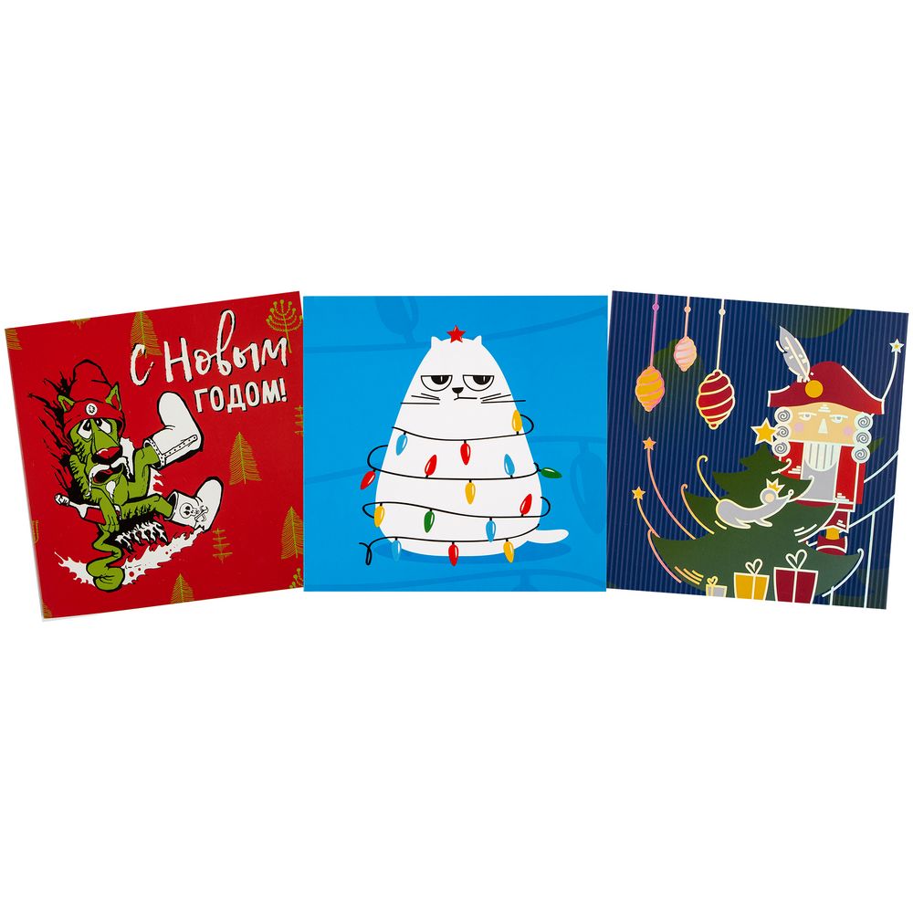 Набор Warmest Wishes: 3 открытки с конвертами, без уточнения