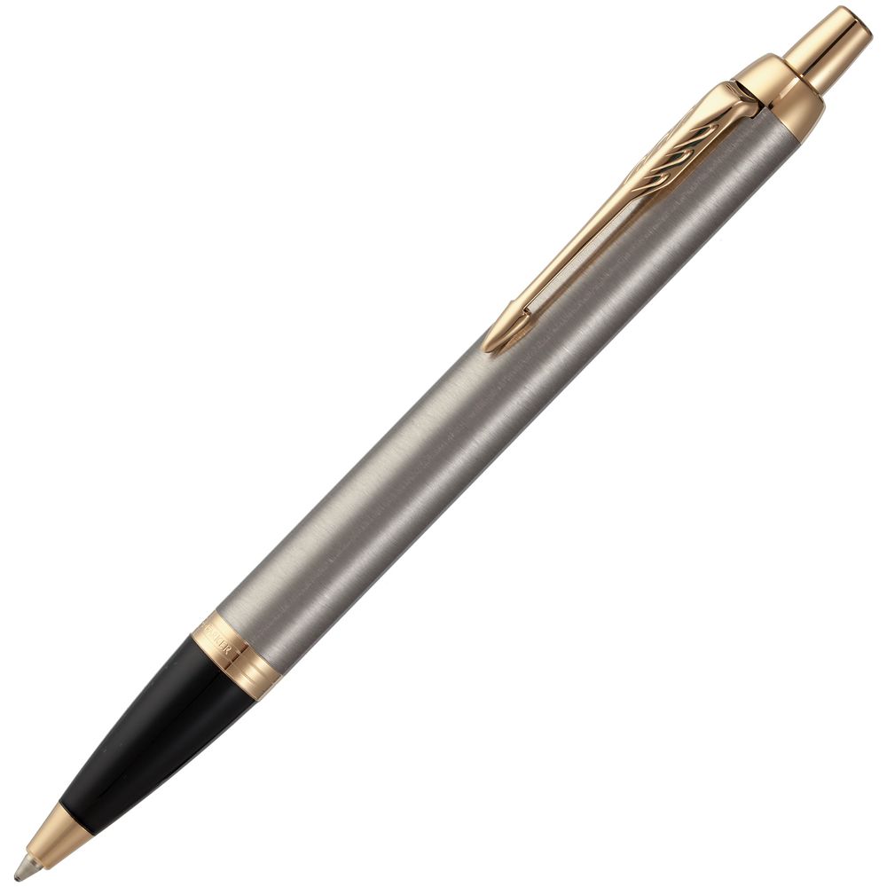 Ручка шариковая Parker IM Core K321 Brushed Metal GT M, без уточнения