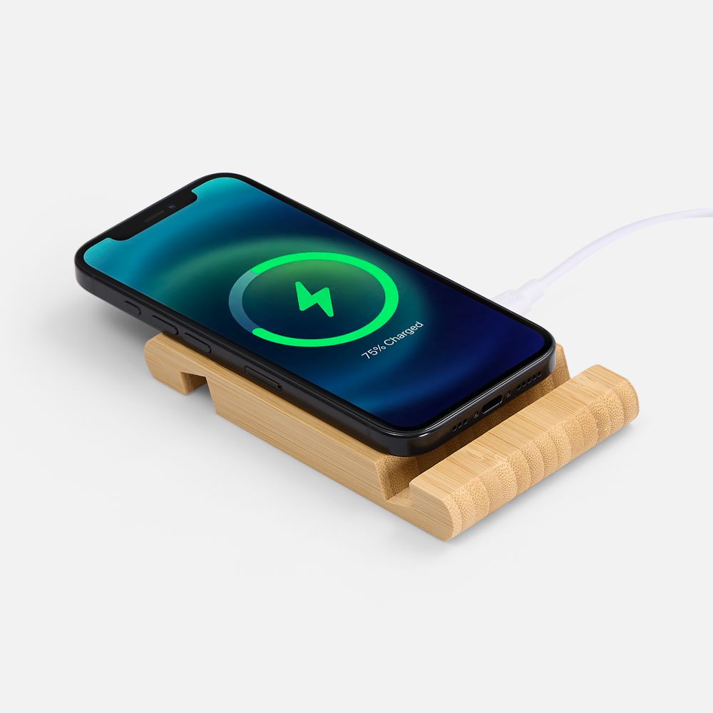 Подставка с беспроводной зарядкой Bamboost, без уточнения