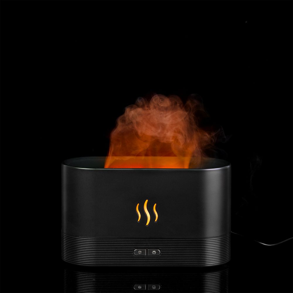 Увлажнитель-ароматизатор с имитацией пламени Fuego ver.2 — диффузоры с логотипом