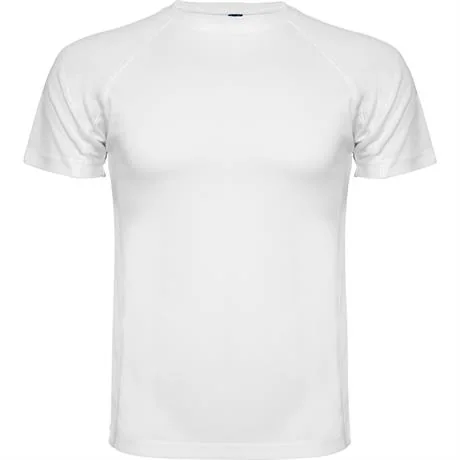 Спортивная футболка MONTECARLO мужская, ТЕМНО-РОЗОВЫЙ 2XL, Белый
