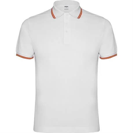 Футболка поло NATION мужская, МОРСКОЙ СИНИЙ 2XL, Белый