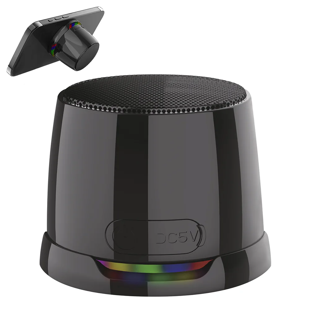 Магнитная беспроводная Bluetooth колонка-подставка Wave 5W, черная, Черный