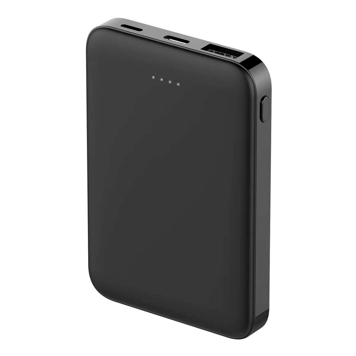 Внешний аккумулятор Fluffy, 5000 Mah, Черный