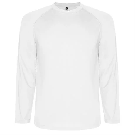 Спортивная футболка MONTECARLO L/S мужская, КРАСНЫЙ 2XL, Белый