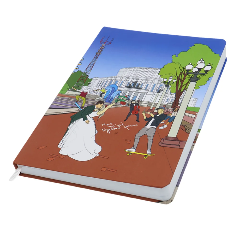 Записная книжка A5 Dziuna Театр в клетку 15,5 x 21 см, Театр