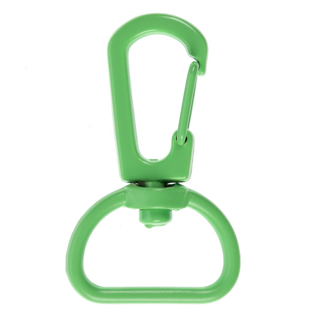 Застежка-карабин Snap Hook, M, желтый неон — шнурки и крепления с логотипом