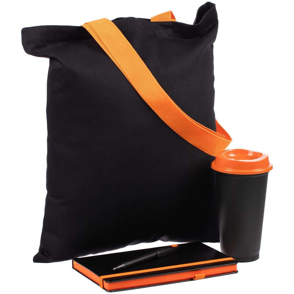 Набор Velours Bag, черный с синим, черный