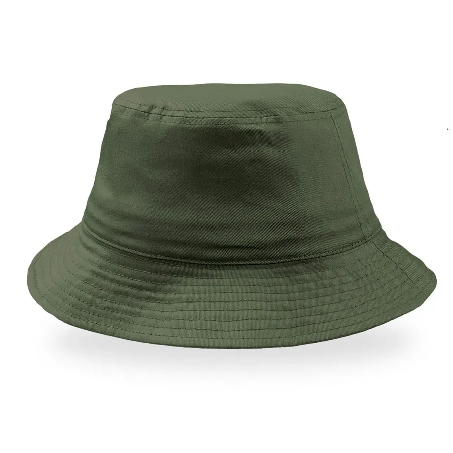 Панама BUCKET COTTON, оливковый, 100% хлопок, 180 г/м2, оливковый