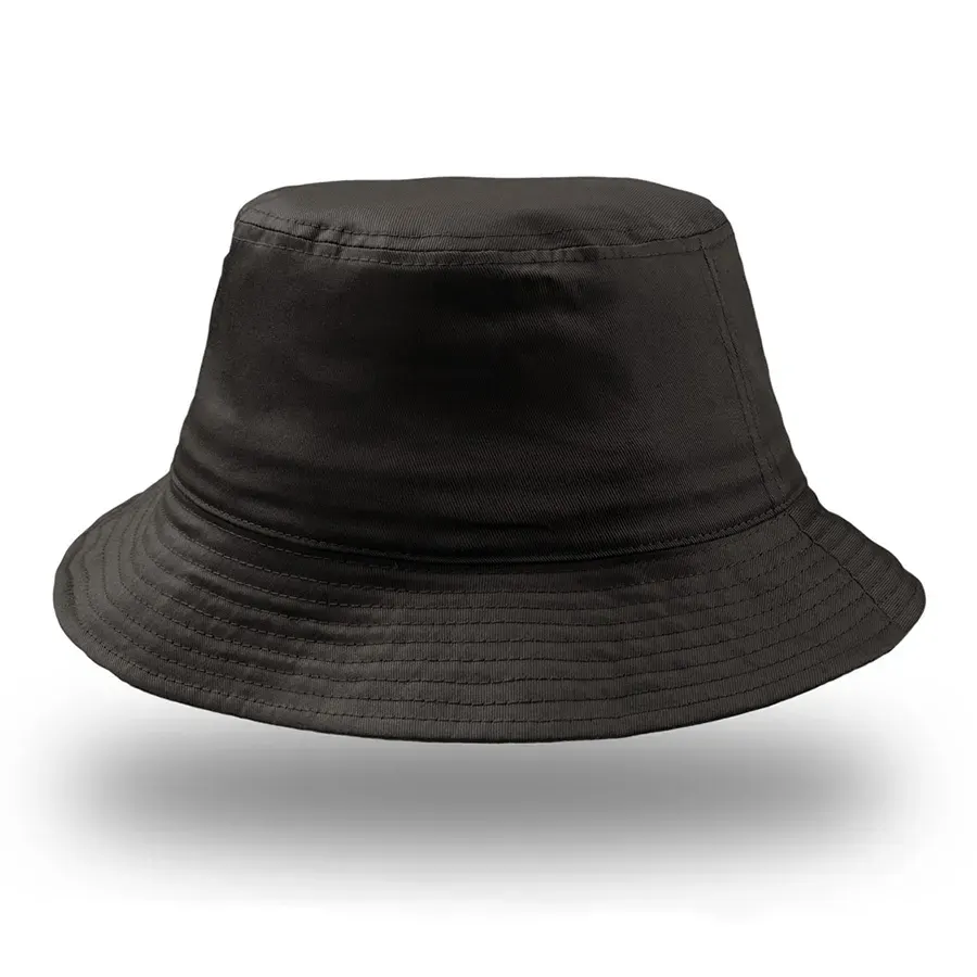 Панама BUCKET COTTON, черный, 100% хлопок, 180 г/м2, черный
