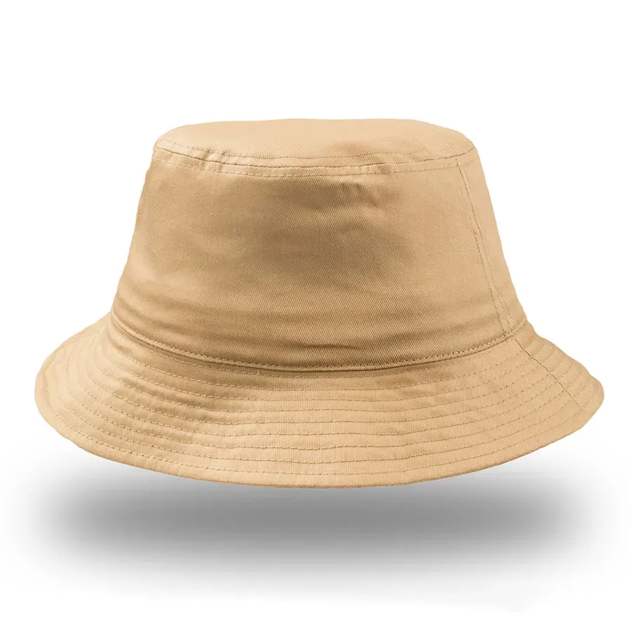 Панама BUCKET COTTON, хаки, 100% хлопок, 180 г/м2 — панамы с логотипом