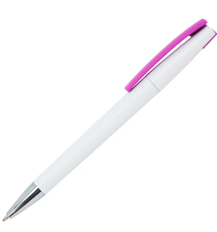 Ручка шариковая, пластиковая, белая/желтая, Z-PEN, белый/фиолетовый / оранжевый