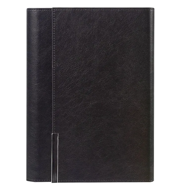 Ежедневник в суперобложке Country Liberty Mocca NUBA A5+, черный, недатированный, в твердой обложке, черный
