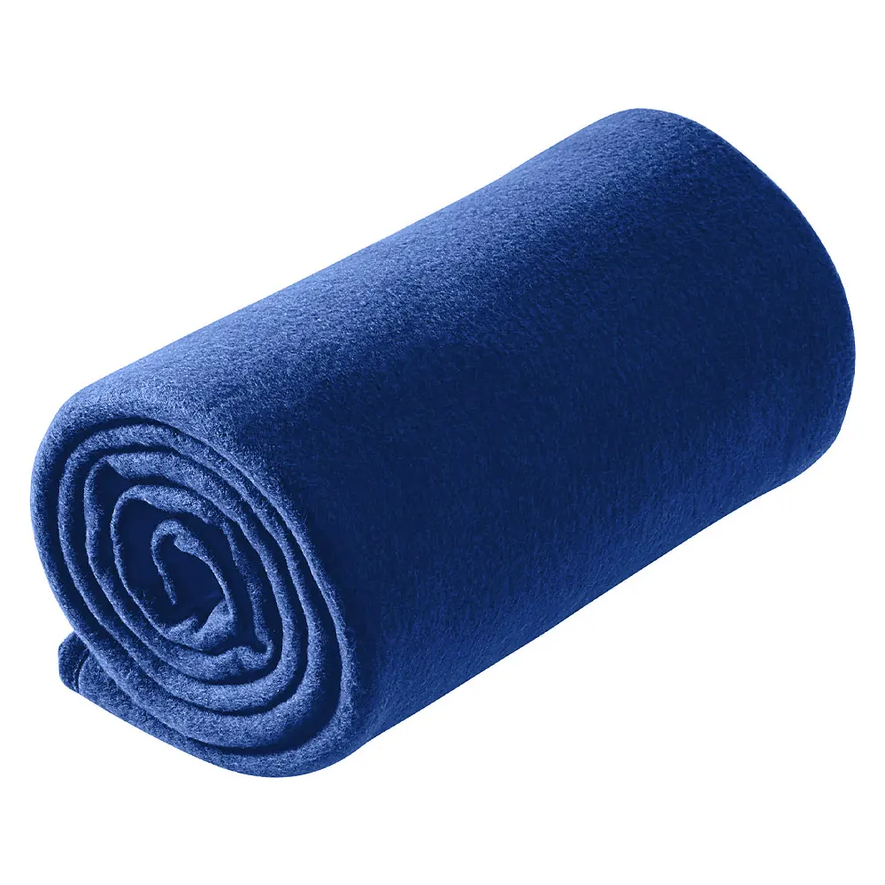 Плед дорожный флисовый Comfort Travel Blanket Warm, синий, размер 152*127 см, синий