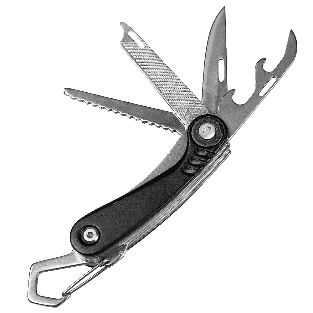 Мультитул c карабином Tools Impact в подарочной коробке, черный