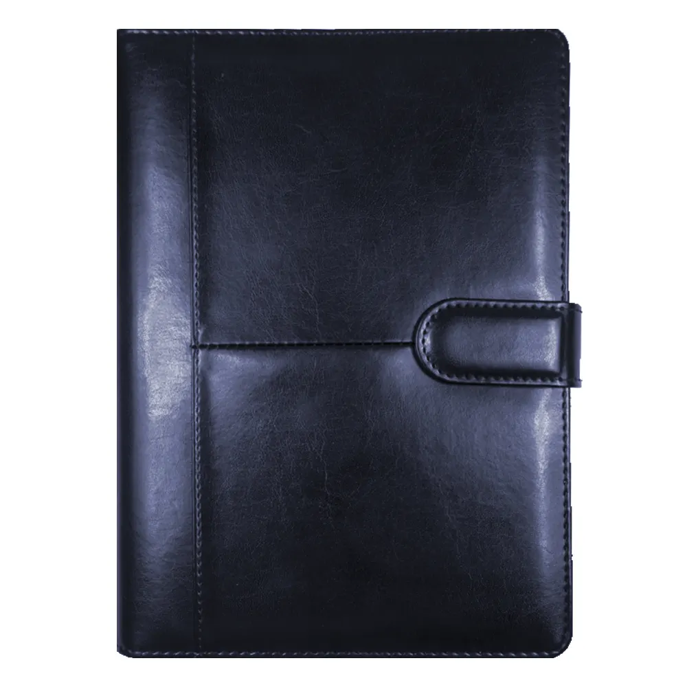 Ежедневник в суперобложке Country Business Pristine A5+, синий, недатированный, с магнитным клапаном, в твердой обложке c поролоном, синий / серебристый