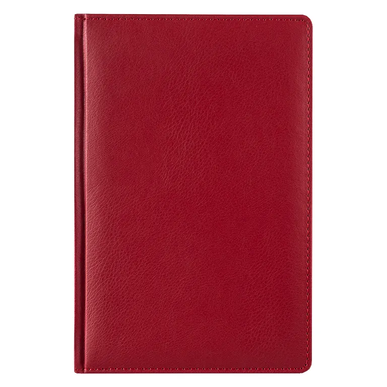 Ежедневник Classic Batura А5, бордовый, недатированный, в твердой обложке, бордовый