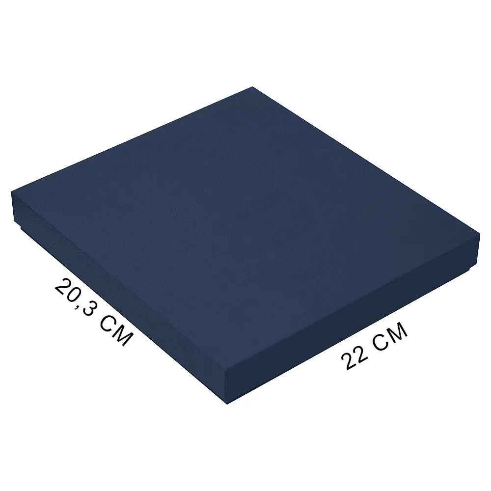 Коробка подарочная, размер 203*220*30 мм, Solution Gift Linen для ежедневника и ручки, серебро