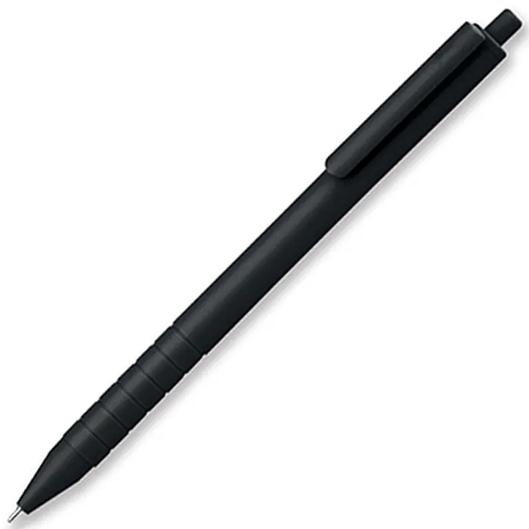 Ручка шариковая, пластиковая, черная, SMOOTH, черный
