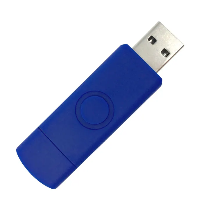 Корпус для флеш накопителя Twister Smart 16GB, пластик Софт Тач, синий, синий