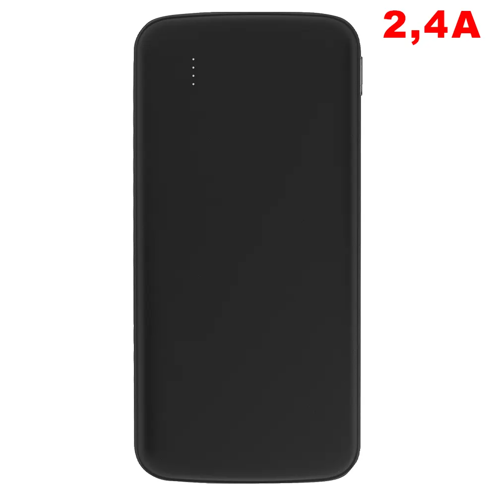 Внешний аккумулятор «Universal», 10 000 mAH, 5V 2.4 A ,белый, черный 1