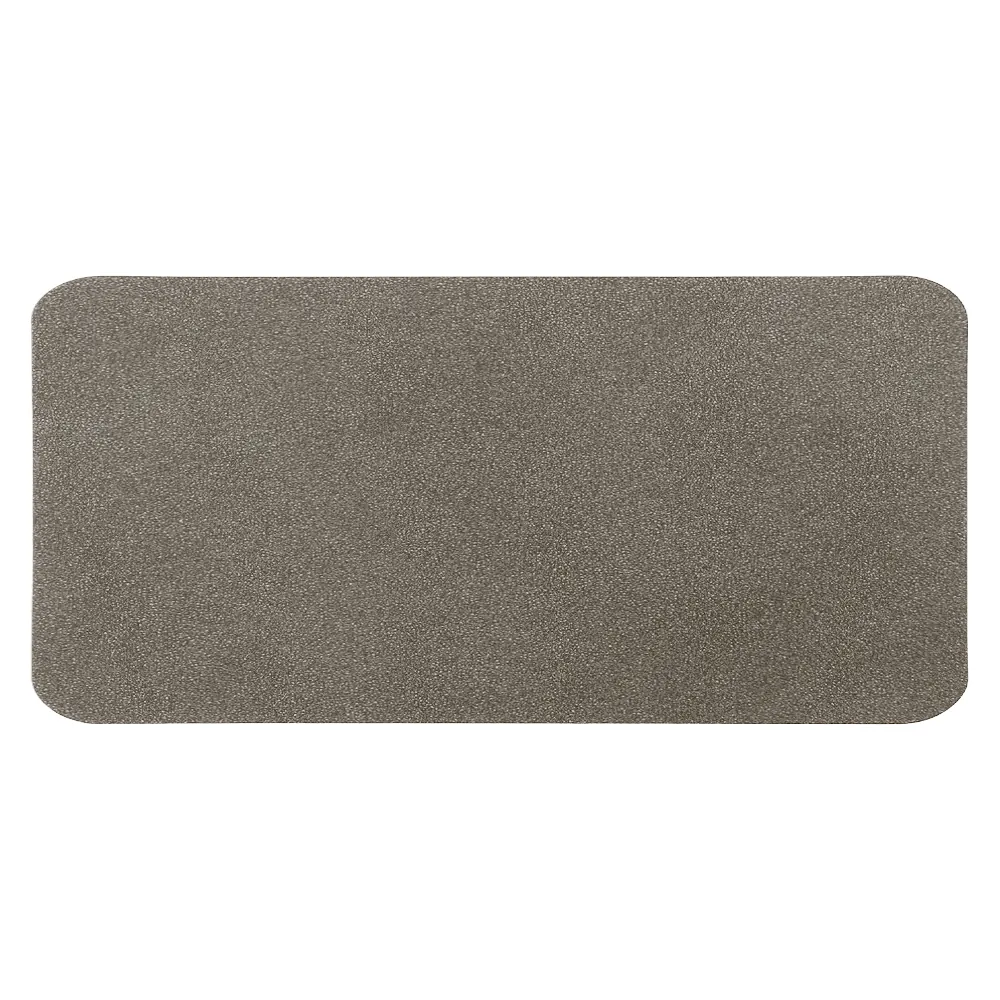 Шеврон Rectangle NUBA размер 60*30 мм, черный, со скругленными углами, светло-серый
