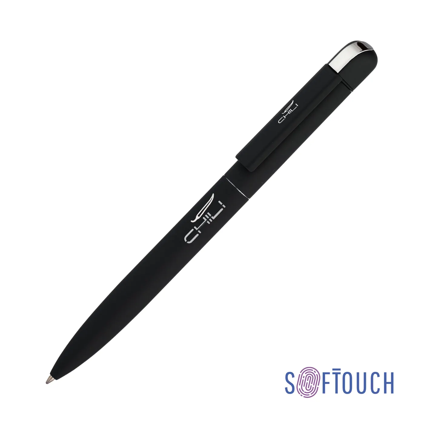 Ручка шариковая "Jupiter", покрытие soft touch — арт. 6826-3S, черный