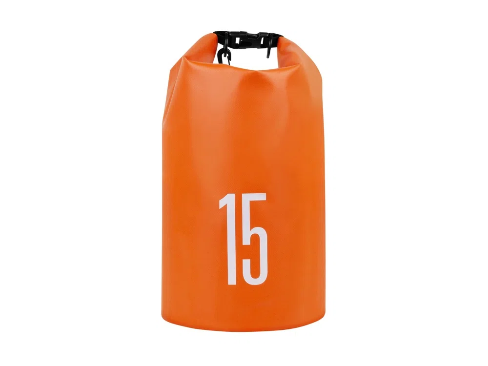 Водонепроницаемая сумка-мешок DryBag 15, оранжевый, черный