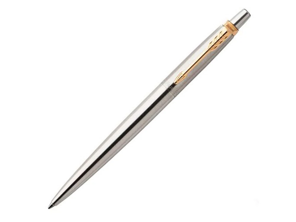 Ручка шариковая Parker Jotter Essential, серебристый/золотистый