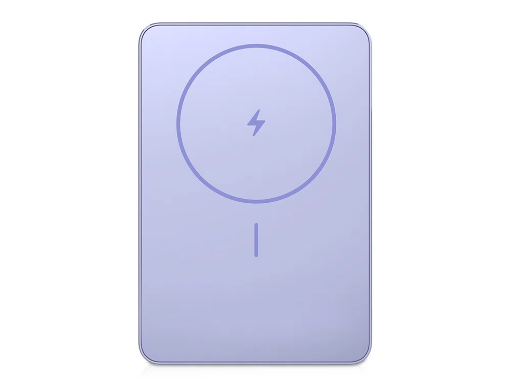 Внешний аккумулятор Xiaomi Super Slim Magnetic Power Bank, 5000 мАч, фиолетовый