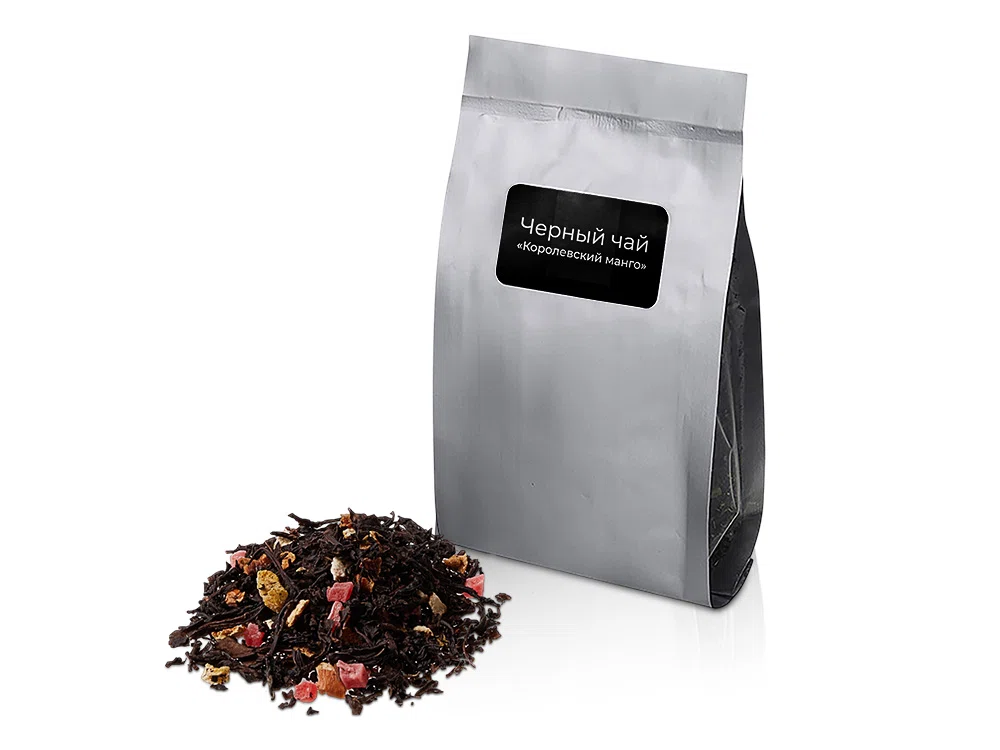 Чай черный Королевский манго, серия Herbalis, серебристый