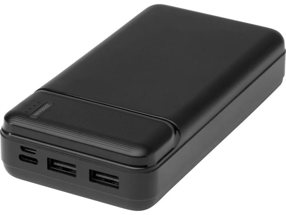 Портативное зарядное устройство Loop, 20000 mAh, черный