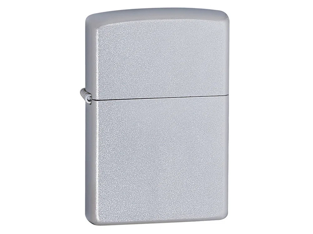 Зажигалка ZIPPO Classic с покрытием Satin Chrome™, серебристый