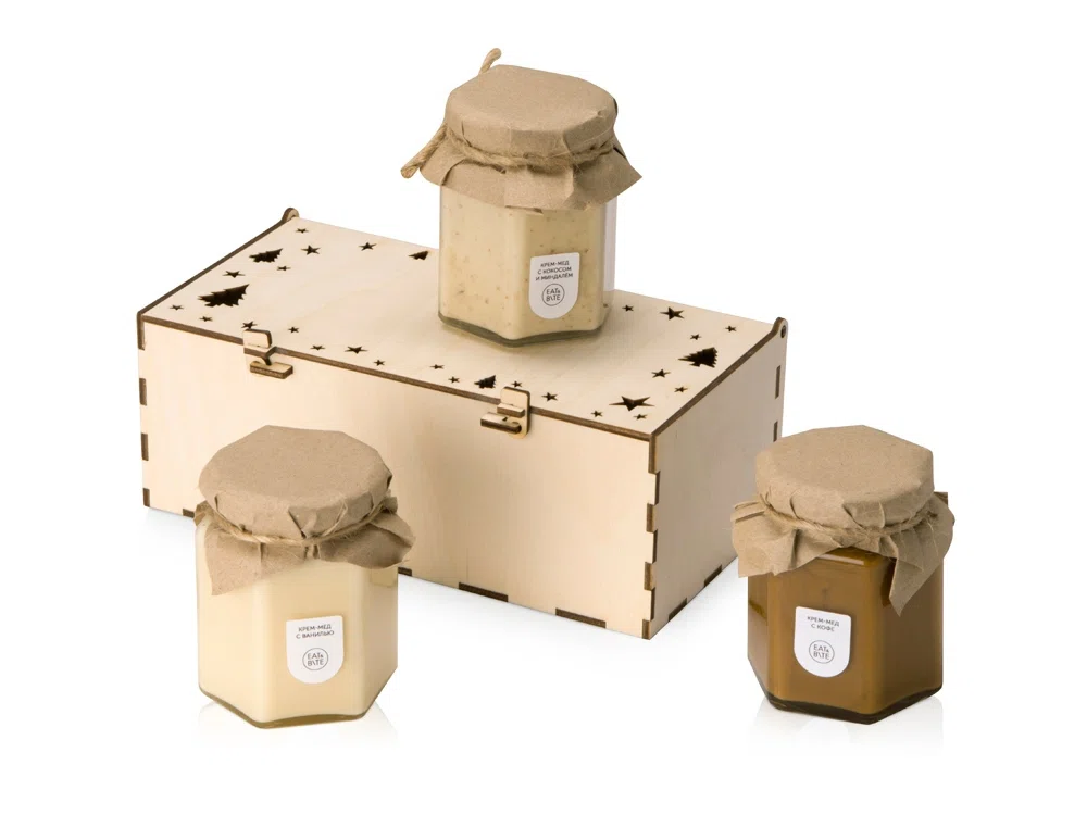 Подарочный набор Trio Creme, натуральный
