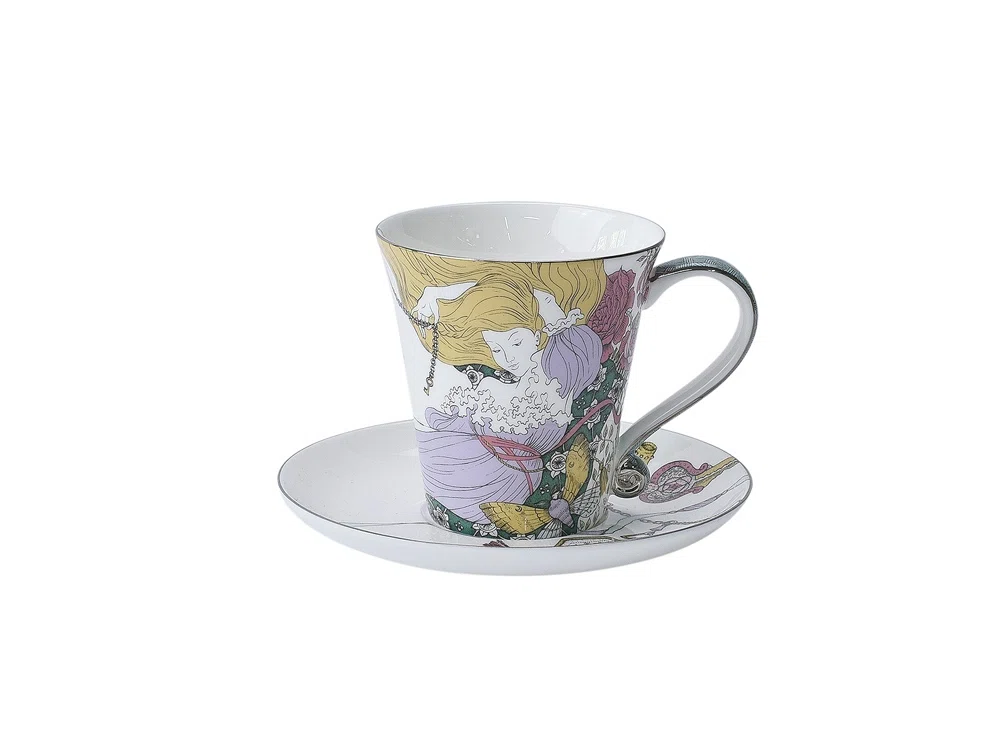 Набор чашка и блюдце TEA SET ALICE — продуктовые подарочные наборы с логотипом