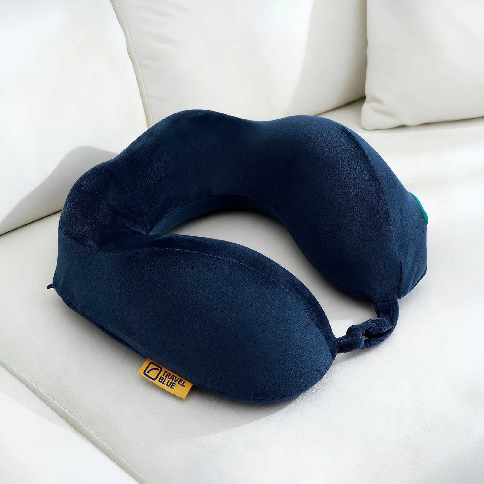 Подушка для путешествий массажная Massage Tranquility Pillow, темно-синий