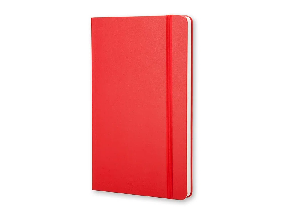 Записная книжка А5 (Large) Classic (нелинованный), красный