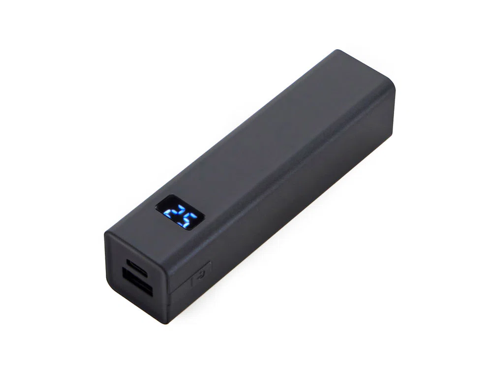 Внешний аккумулятор Rail c дисплеем, 5000 mAh, черный