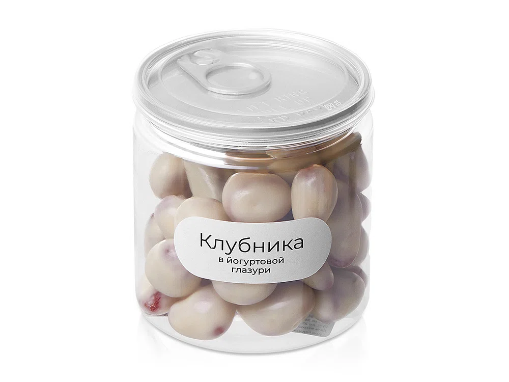 Клубника в йогуртовой глазури Glazura, 140 гр, белый