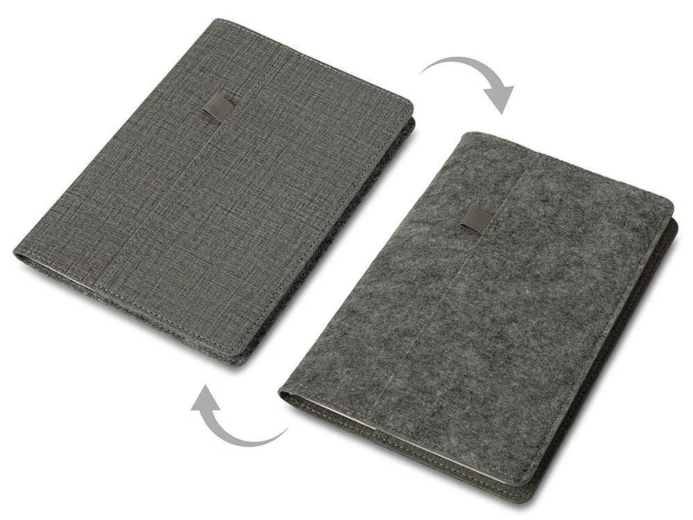 Двустороннее портфолио А5 Felt, серый
