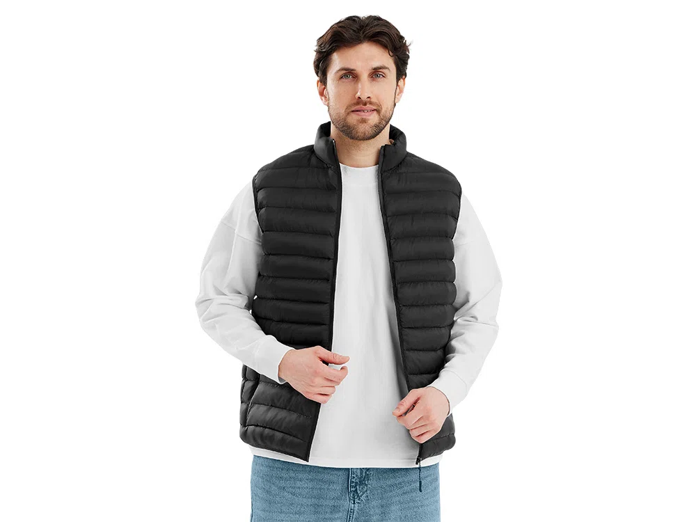 Стеганый жилет Uniqloud, мужской — жилеты с логотипом