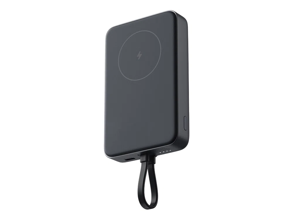 Внешний аккумулятор с кабелем Xiaomi 33W Magnetic Power Bank (Integrated Cable), 10000 мАч, серый